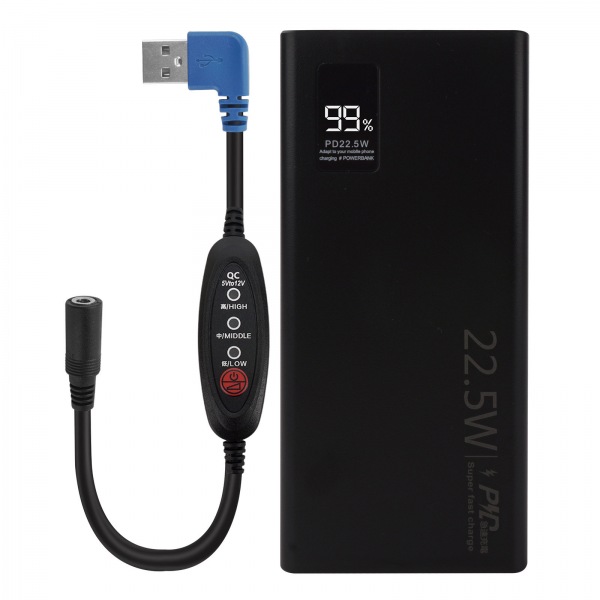 空調服 12V 10000mAh モバイルバッテリー