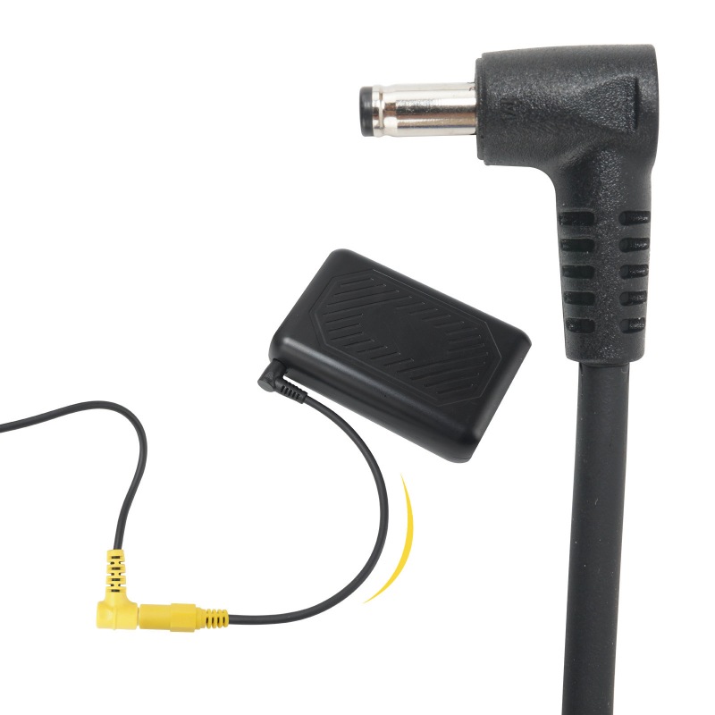 Burtle以外のDC3.8mm付きの作業服バッテリーをBurtle旧型ファンに動作させる変換ケーブル