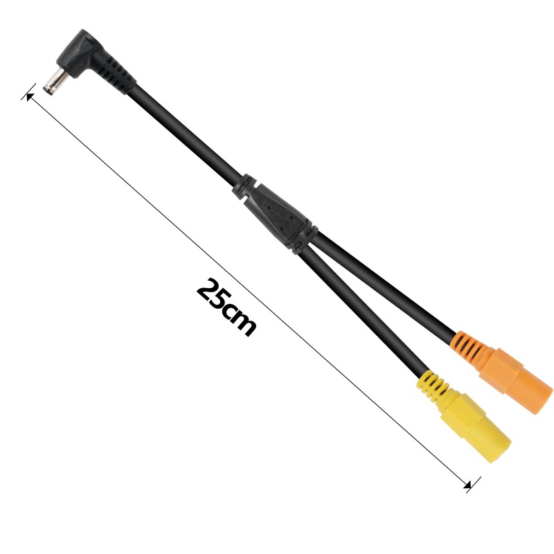 Burtle以外のDC3.8mm付きの作業服バッテリーをBurtleのファンに動作させる変換ケーブル