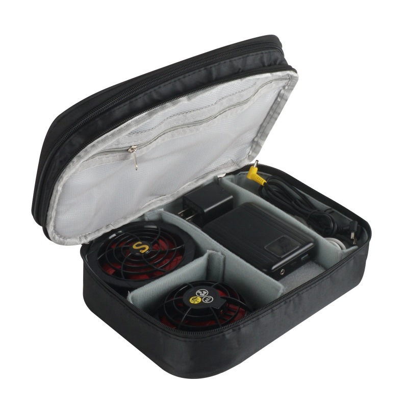 空調作業服 ベスト ファン バッテリー セット 12V 14400mAh