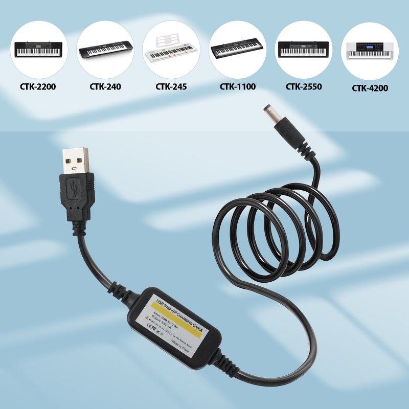 カシオ CASIO キーボード ACアダプター 用充電器 AD-E95100LJ