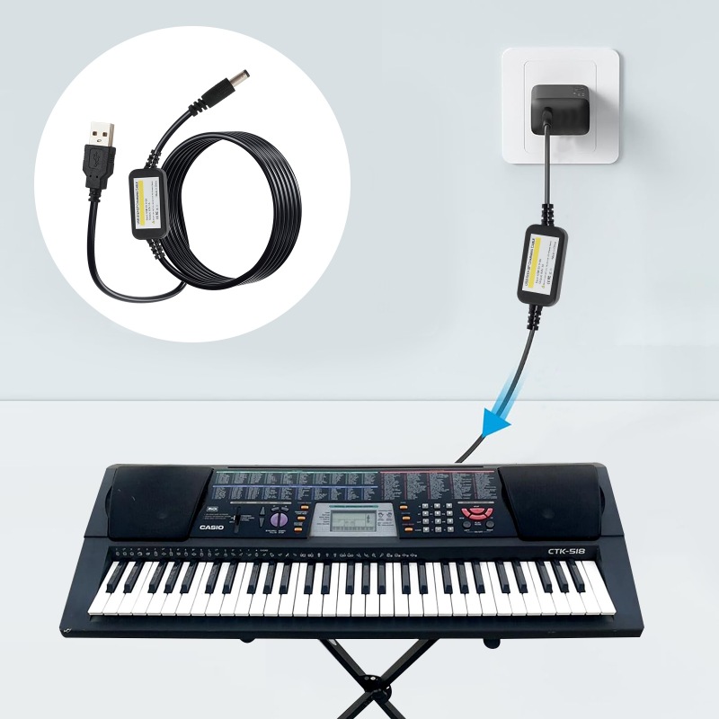 カシオ CASIO キーボード ACアダプター 用充電器 AD-E95100LJ