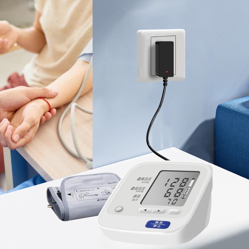 Tyuusei オムロン 血圧計用 acアダプター 充電器 Omron 上腕式 血圧測定器 DC 6V アダプター 電源 HCR-7104 HCR-7202 HEM-7130 HHP-AM01の代替品 長さ150cm (ACアダプター)
