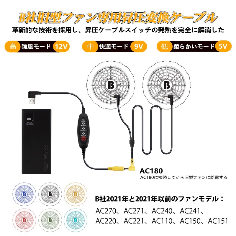 空調作業服 バッテリー バートル Burtle AC100 AC130 AC140 AC160 AC210 AC230 AC260 代替品